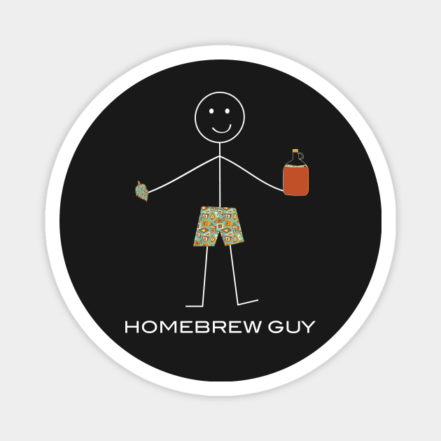 Funny Mens Homebrew Design Magnet by whyitsme